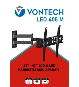 Vontech TV Askı Aparatı 405 M TV Askı Aparatı 32-47 inç (LED-405-M)