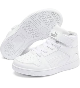 Puma Rebound Layup Sl V Ps Çocuk Uniseks Spor Ayakkabı BEYAZ
