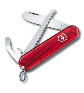 Victorinox VT 0.2373.T İsviçre Çakısı İlk Çakım Şeffaf Çakı (Kırmızı)