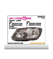 Esse Otomotiv Caddy 10-15 H4 Sağ Far - DPO-441-11G3RMLDEM2 - 2K5941006A