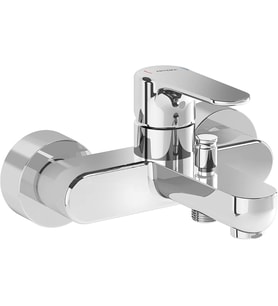Vitra Root Round A42725 Banyo Bataryası, Krom (Çok Renkli)