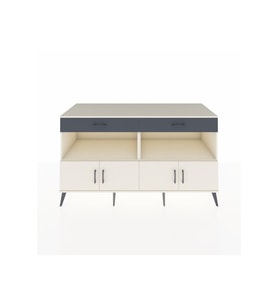 Kronos Konsol 2 Raflı 2 Çekmeceli 4 Kapaklı 176x59x99 Aytaşı-Aytaşı/Antrasit