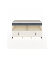 Kronos Konsol 2 Raflı 2 Çekmeceli 4 Kapaklı 176x59x99 Aytaşı-Aytaşı/Antrasit