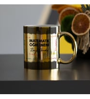 Matematik Öğretmeni Gold Kupa Bardak 001