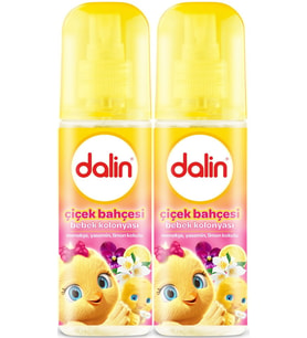 Dalin Bebek Kolonyası 150ML Çiçek Bahçesi (Menekşe-Yasemin-Limon Kokulu) (2 Li Set)