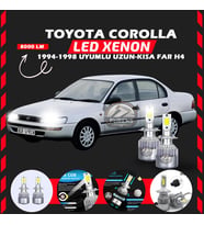 Toyota Corolla Efsane Kasa Uzun Kısa Far Uyumlu Şimşek Etkili Led Xenon Performance Series H4