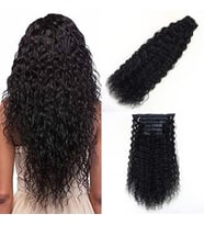 Yoğun Daalı 7 Parça Görünmez Yarım Ay Set Gerçek / 45Cm
