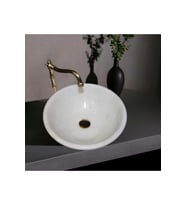 İpek Muğla Kristal Beyaz Tasarım Lavabo-235