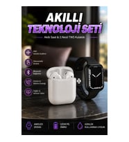 2025 Model AMOLED Ekranlı Akıllı Saat ve ANC Destekli 2.Nesil TWS Bluetooth Kulaklık Seti