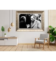 Gümüş Çerçeveli Atatürk Tablo as142