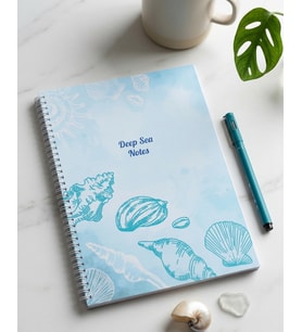 Kişiye Özel CoNotes Deep Sea Notes A4 Tasarım Defter