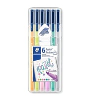 Staedtler Triplus Color Keçeli Kalem Pastel Renkler 1.00Mm 6'lı 323 SB6CS01