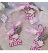 Hayaller Dükkanı 30 Adet Emzikli Baby Anahtarlık Kız Bebek Şekeri
