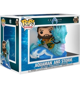 Funko Pop! Ride Deluxe: Aquaman Ve Kayıp Krallık - Aquaman Ve Fırtına (Krem)