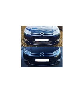 Citroen C5 Krom Ön Tampon Çıtası 5 Parça 2010 Ve Sonrası Paslanmaz Çelik