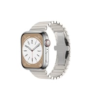 Apple Watch 38mm Kr413 Fine Steel Kordon (SAAT DEĞİLDİR) - Yıldız Işığı