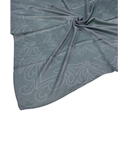 Valino Desenli Şifon Eşarp – 90x90 cm (Füme)