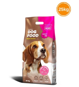 Hobi Kuzu Etli Yetişkin Köpek Maması 25kg - Sağlıklı ve Dengeli Beslenme