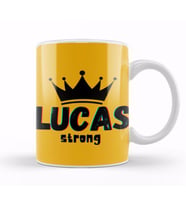 Lucas Name Custom Design Gift Baby Gift For Him Kupa Bardak Porselen