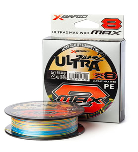 YGK X-Braid Ultra 2 Max 8x 150m Multicolor İp Misina