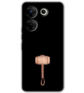 Tecno Camon 20 Pro 5G Kılıf HD Desen Baskılı Kılıf - Thor Çekiç