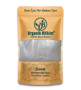 Organik Bitkim Zırnık (Hamam Otu) Tüy Dökücü - Azaltıcı 500 gr