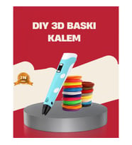 Mey İthalat® Çocuklar İçin Güvenli 3D Yazıcı Kalem