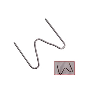 Schulzz 500 Adet 0.8mm M Harfi Zımba Teli Kaynak Tamir Makinesi Için (Gümüş Gri)