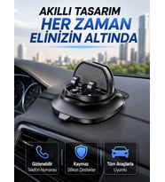 Araç Torpidosu İçin Telefon Tutucu Gizlenebilir Park Telefon Numaralı Stand
