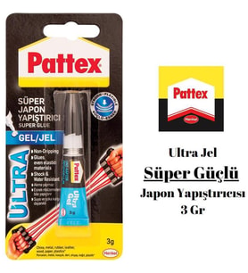 Pattex Ultra Gel Japon 3Gr 1505805 5805 5649 3514 (Çok Renkli)