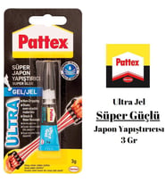 Pattex Ultra Gel Japon 3Gr 1505805 5805 5649 3514 (Çok Renkli)