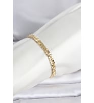 CM 14K Gold Renk Kalın Zincir Model Kadın Bileklik 5886 - HPSBYI4865-3826