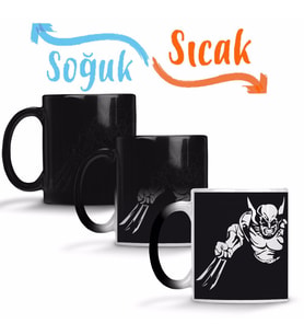 Wolverine Attack Sihirli Kupa Bardak Porselen