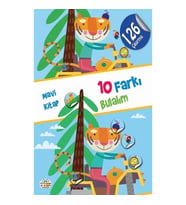 10 Farkı Bulalım - Mavi Kitap