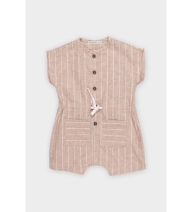 Keten Bayramlık Unisex Tulum 11322 (Kahverengi)
