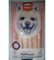 Wanpy Somonlu& Tavuklu Köpek Ödül 5x14 gr krema Ödülü