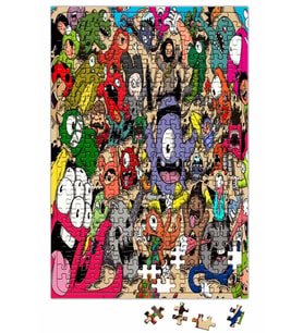 Monstros Coloridos Puzzle 240 Parça Yapboz