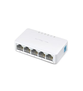 Tp-Link Mercusys MS105 5 Port 10-100 Mbps Switch Plastik Kasa