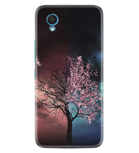 Alcatel 1 2022 Kılıf Resimli Desenli Silikon Platinium Series Heaven Tree 1859