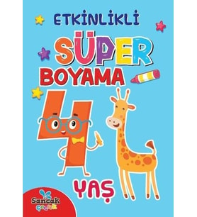 ETKİNLİKLİ SÜPER BOYAMA 4 YAŞ - SANCAK ÇOCUK