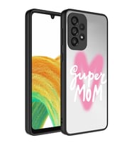 Samsung Galaxy A33 5G Kılıf Aynalı Desenli Kamera Korumalı Parlak Mirror Kapak (Renksiz)