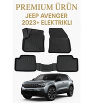 Jeep Avenger 2023+ Elektrikli Uyumlu 3D Oto Paspas Premium