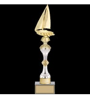 ODAK KUPA - Figürlü Kupalar - Yelken Figürlü Kupalar FG-032 C - 42 cm