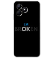 Realme C53 Kılıf HD Desen Baskılı Kılıf - Im Broken