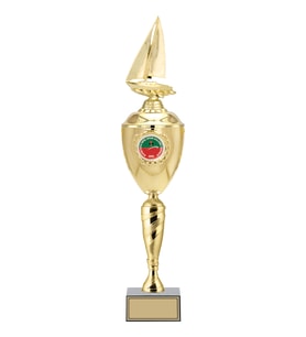 ODAK KUPA - Figürlü Kupalar - Yelken Figürlü Kupalar FG-081 C - 57 cm