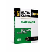Altın Karma Yayınları Ayt Matematik 10X40 Deneme Sınavı