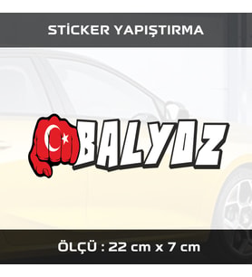 yumruk ayyıldız bayraklı etiket sticker - 2 adet çıkartma araba motosiklet kask atv tablet pc buzdolabı otomobil bilgisayar uyumlu