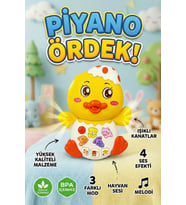Çok Fonksiyonlu Bebek Piyanosu Sesli ve Işıklı Aktivite Oyuncağı - 15 cm