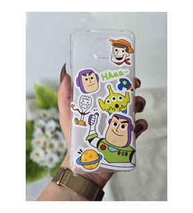 Xiaomi Redmi Note 9 PRO & Note 9S Uyumlu Baskılı Şeffaf Telefon Kılıfı