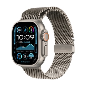 Apple Watch Ultra 49mm Uyumlu Zore KRD-100 Titanyum Hasır Kordon (Koyu Gri)